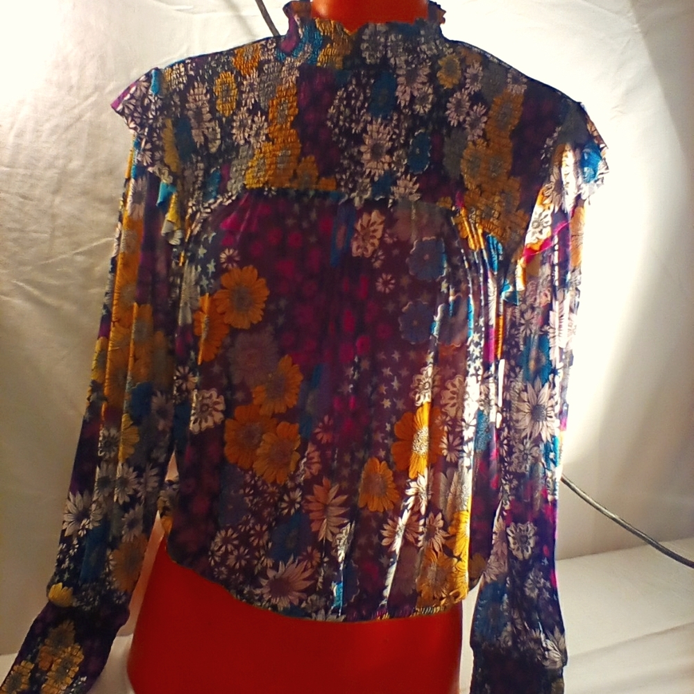 Floral design blouse